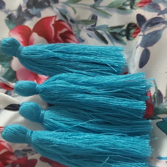 Misslook top blouse size L flower pattern Cotton Polyester Very good condition - Picture 12 of 14